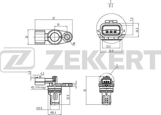 Zekkert SE-5020 - Tunnistin, nokka-akselin ajoitus inparts.fi