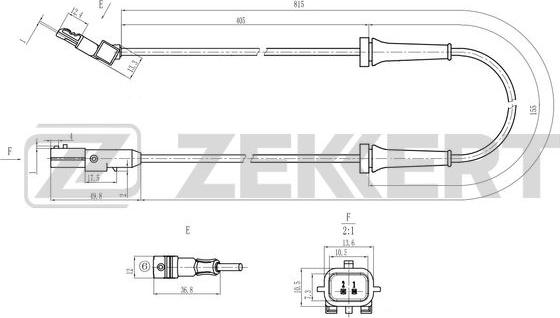 Zekkert SE-6192 - ABS-anturi inparts.fi