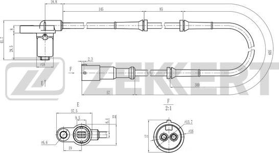 Zekkert SE-6207 - ABS-anturi inparts.fi