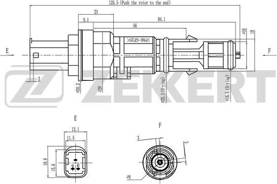 Zekkert SE-8504 - Tunnistin, nopeus inparts.fi