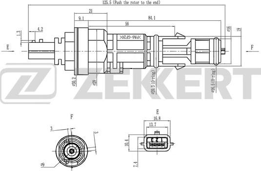 Zekkert SE-8502 - Tunnistin, nopeus inparts.fi