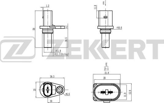 Zekkert SE-8511 - Tunnistin, nopeus inparts.fi