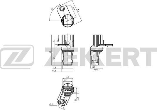 Zekkert SE-8517 - Tunnistin, nopeus inparts.fi