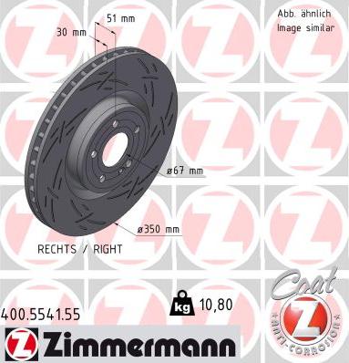 Zimmermann 400.5541.55 - Jarrulevy inparts.fi