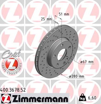 Zimmermann 400.3678.52 - Jarrulevy inparts.fi