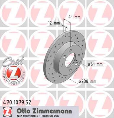 Zimmermann 470.1079.52 - Jarrulevy inparts.fi