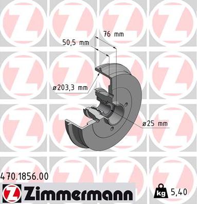 Zimmermann 470.1856.00 - Jarrurumpu inparts.fi