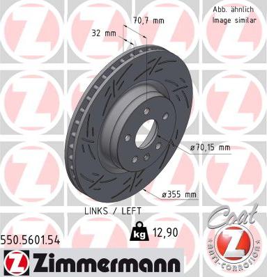 Zimmermann 550.5601.54 - Jarrulevy inparts.fi