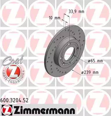 Zimmermann 600.3204.52 - Jarrulevy inparts.fi