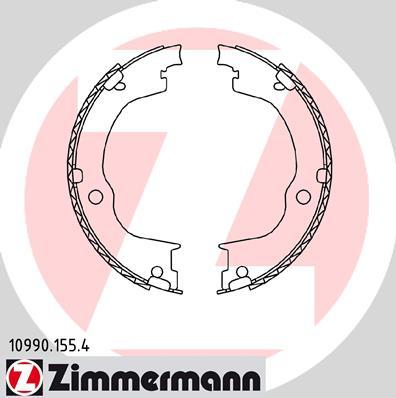 Zimmermann 10990.155.4 - Jarrukenkäsarja, seisontajarru inparts.fi