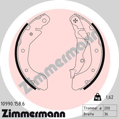 Zimmermann 10990.158.6 - Jarrukenkäsarja inparts.fi