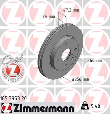 Zimmermann 185.3953.20 - Jarrulevy inparts.fi