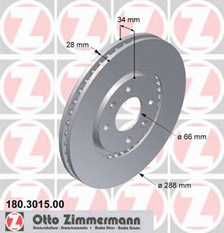 Zimmermann 180 3015 00 - Jarrulevy inparts.fi