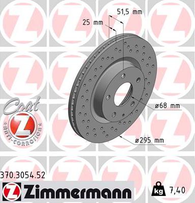 Zimmermann 370.3054.52 - Jarrulevy inparts.fi