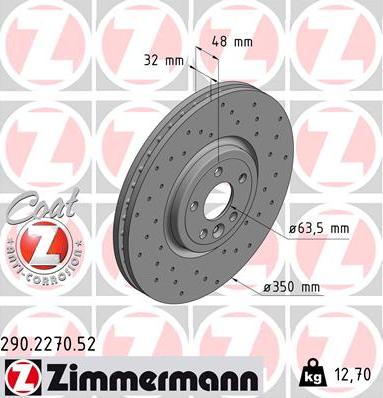 Zimmermann 290.2270.52 - Jarrulevy inparts.fi