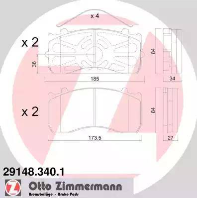 Zimmermann 29148.340.1 - Jarrupala, levyjarru inparts.fi