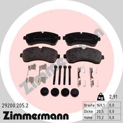 Zimmermann 29200.205.2 - Jarrupala, levyjarru inparts.fi