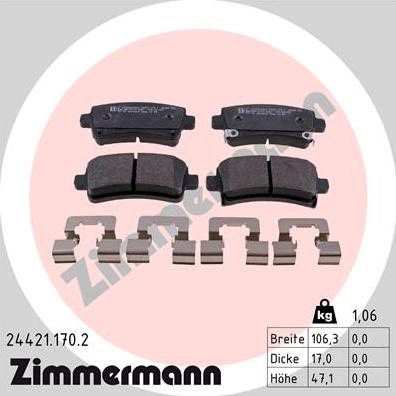 Zimmermann 24421.170.2 - Jarrupala, levyjarru inparts.fi