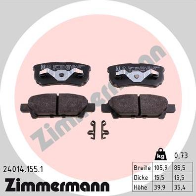 Zimmermann 24014.155.1 - Jarrupala, levyjarru inparts.fi