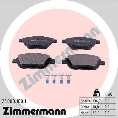 Zimmermann 24883.180.1 - Jarrupala, levyjarru inparts.fi