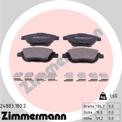 Zimmermann 24883.180.2 - Jarrupala, levyjarru inparts.fi