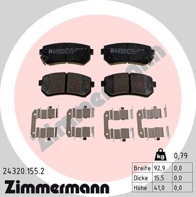 Zimmermann 24320.155.2 - Jarrupala, levyjarru inparts.fi