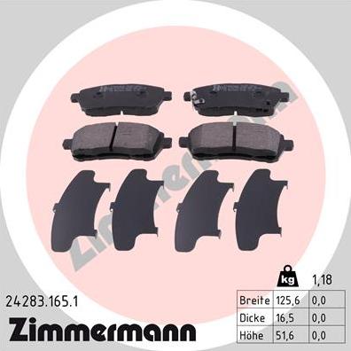 Zimmermann 24283.165.1 - Jarrupala, levyjarru inparts.fi