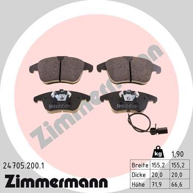 Zimmermann 24705.200.1 - Jarrupala, levyjarru inparts.fi