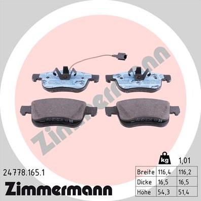 Zimmermann 24778.165.1 - Jarrupala, levyjarru inparts.fi