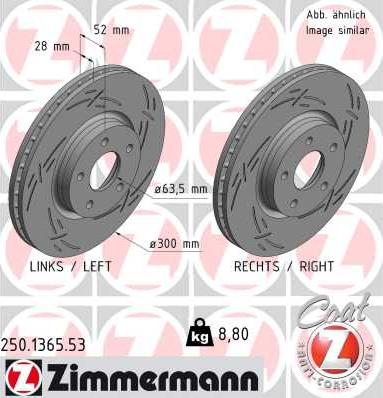 Zimmermann 250.1365.53 - Jarrulevy inparts.fi