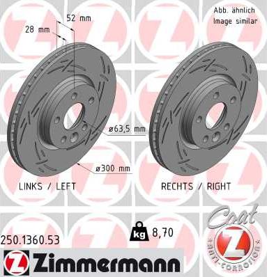 Zimmermann 250.1360.53 - Jarrulevy inparts.fi