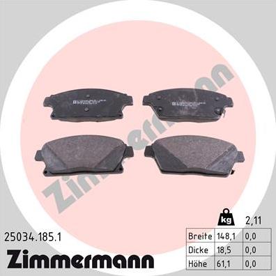 Zimmermann 25034.185.1 - Jarrupala, levyjarru inparts.fi