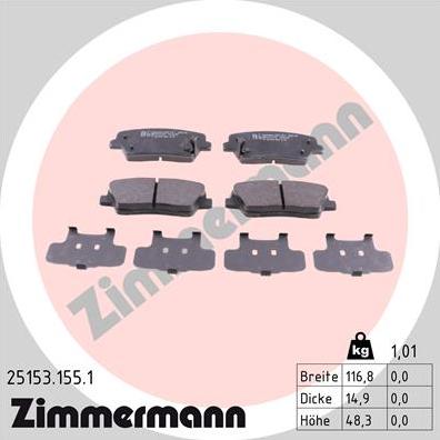 Zimmermann 25153.155.1 - Jarrupala, levyjarru inparts.fi