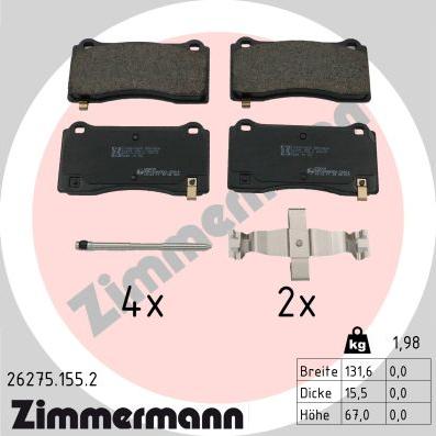 Zimmermann 26275.155.2 - Jarrupala, levyjarru inparts.fi