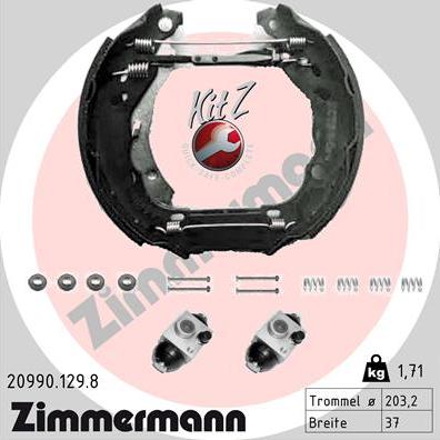 Zimmermann 20990.129.8 - Jarrukenkäsarja inparts.fi