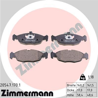 Zimmermann 20547.170.1 - Jarrupala, levyjarru inparts.fi