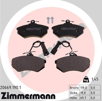 Zimmermann 20669.190.1 - Jarrupala, levyjarru inparts.fi