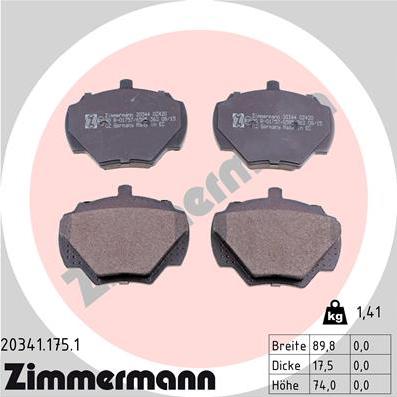 Zimmermann 20341.175.1 - Jarrupala, levyjarru inparts.fi