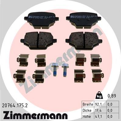 Zimmermann 20764.175.2 - Jarrupala, levyjarru inparts.fi