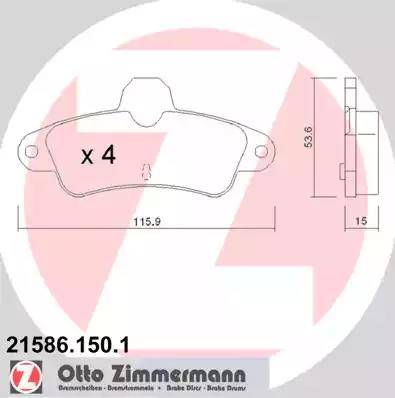 Zimmermann 21586.150.1 - Jarrupala, levyjarru inparts.fi