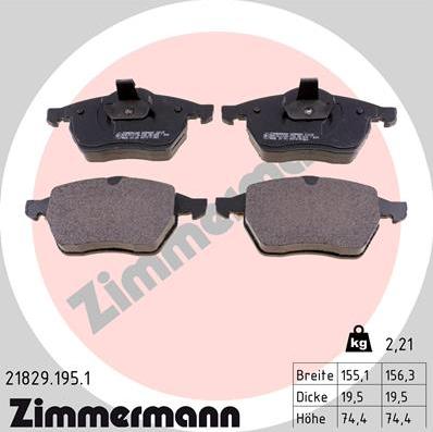 Zimmermann 21829.195.1 - Jarrupala, levyjarru inparts.fi