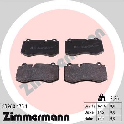 Zimmermann 23960.175.1 - Jarrupala, levyjarru inparts.fi