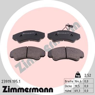 Zimmermann 23919.195.1 - Jarrupala, levyjarru inparts.fi