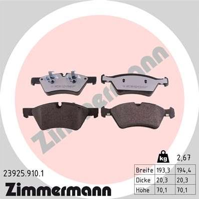 Zimmermann 23925.910.1 - Jarrupala, levyjarru inparts.fi