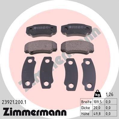 Zimmermann 23921.200.1 - Jarrupala, levyjarru inparts.fi