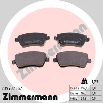 Zimmermann 23973.165.1 - Jarrupala, levyjarru inparts.fi