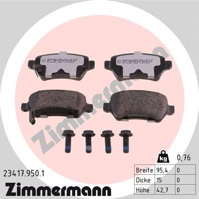 Zimmermann 23417.950.1 - Jarrupala, levyjarru inparts.fi