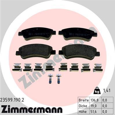 Zimmermann 23599.190.2 - Jarrupala, levyjarru inparts.fi