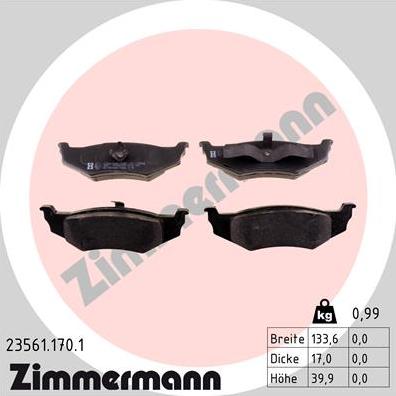 Zimmermann 23561.170.1 - Jarrupala, levyjarru inparts.fi