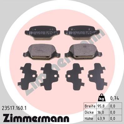 Zimmermann 23517.160.1 - Jarrupala, levyjarru inparts.fi